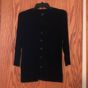 Black button up cardigan